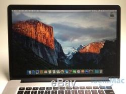 Apple Macbook Pro Retina 2013 15 2.3ghz I7 Ssd 512 Go 16 Go Me294ll / A + B Année