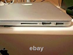 Apple Macbook Pro Retina Early 2015 13 Pouces Ordinateur Portable Argent Vgc Boxed + Adaptateurs