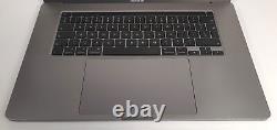 Apple Macbook Pro TouchBar 16 2019 A2141 i7-9e 512 Go NVMe 16 Go ÉCRAN FISSURÉ