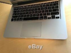 Apple Silver Macbook Pro13 Disque Dur De 500 Go / Intel I5 / 4 Go De Ram / Macos High Sierra 2017