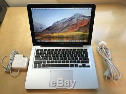Apple Silver Macbook Pro13 Disque Dur De 500 Go / Intel I5 / 8 Go De Ram / Macos High Sierra 2017