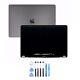 Assemblage De L'écran Lcd Retina Gris Pour Apple Macbook Pro 13 A1706 A1708 2016 2017