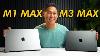 Faut-il Passer Au Apple Macbook Pro M3 Max Depuis Le M1 Max ?