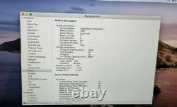 MID 2012 Macbook Pro Retina A1398 15,4 I7 2,3ghz 8 Go 256 Go Ssd Catalina #1415