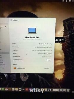 MacBook Pro 13 (256 Go, Intel Core i5 7e génération, 3,5 GHz, 16 Go) Gris (2017)
