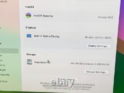 MacBook Pro 16 2019 Touch Bar Apple Core i7 2,6 GHz 16 Go RAM 500 Go SSD A2141