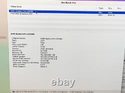 MacBook Pro 16 2019 Touch Bar Apple Core i7 2,6 GHz 16 Go RAM 500 Go SSD A2141