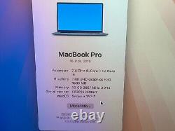 MacBook Pro 16 2019 Touch Bar Apple Core i9 2.4Ghz 32Go RAM 1To SSD A2141 %