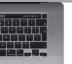 MacBook Pro (16 pouces 2019) Core i7 @ 2,6 GHz 6 cœurs 16 Go 512 Go SSD AMD Radeon Pro
