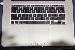 MacBook Pro Retina, 15 pouces, Intel i7 Quad-Core 2,8 GHz, 16 Go RAM, 256 Go SSD