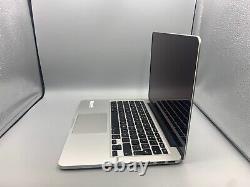 MacBook Pro Retina A1425 13 2013 Intel Core i5 CPU 8GB RAM 256GB SSD -Argent