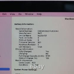 Macbook Pro 15'' (2018) Apple Touch Bar 6-core I9 2.90ghz 32 Go Ram 500 Go Ssd
