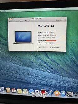 Macbook Pro (retina, 15 Pouces, 2014) Condition Excellente