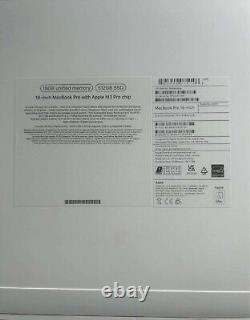 NOUVEAU SCELLÉ Apple Macbook Pro 16 pouces M3 Pro 2023, 18 Go de RAM 512 Go SSD