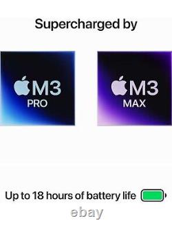 NOUVEAU SCELLÉ Apple Macbook Pro 16 pouces M3 Pro 2023, 18 Go de RAM 512 Go SSD