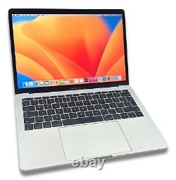 Ordinateur portable Apple MacBook Pro 13 i5-7360U 2,3 GHz 8 Go 256 Go 2017 Argent A1708 Ventura