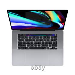 Ordinateur portable Apple MacBook Pro avec Touch Bar, processeur i9 16 pouces, 2,4 GHz, RAM 32 Go, SSD 512 Go, 2019.