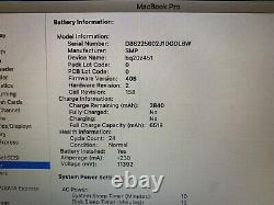 Top Spec Macbook Pro 15 Quad I7 1tb Ssd + 1tb Hd 16 Go Matte Grade A